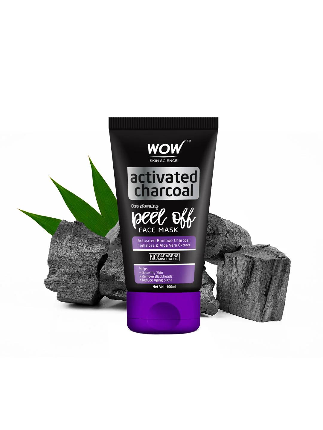 Wow Skin Science Activated Charcoal Peel Off Mask