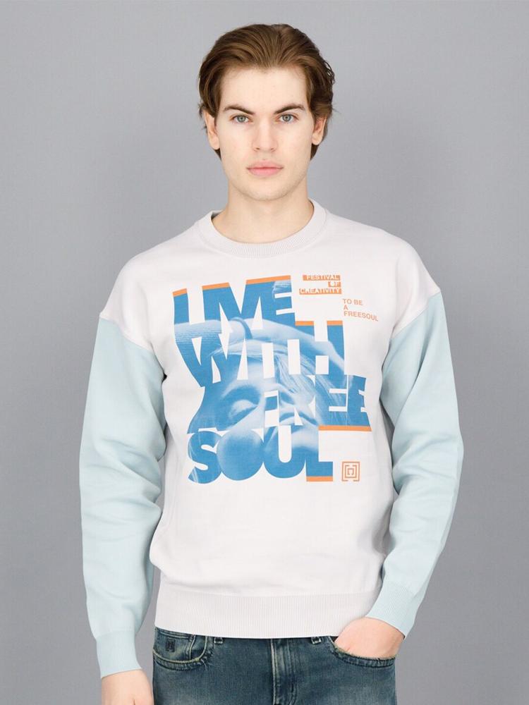 FREESOUL Men Printed Sweatshirt