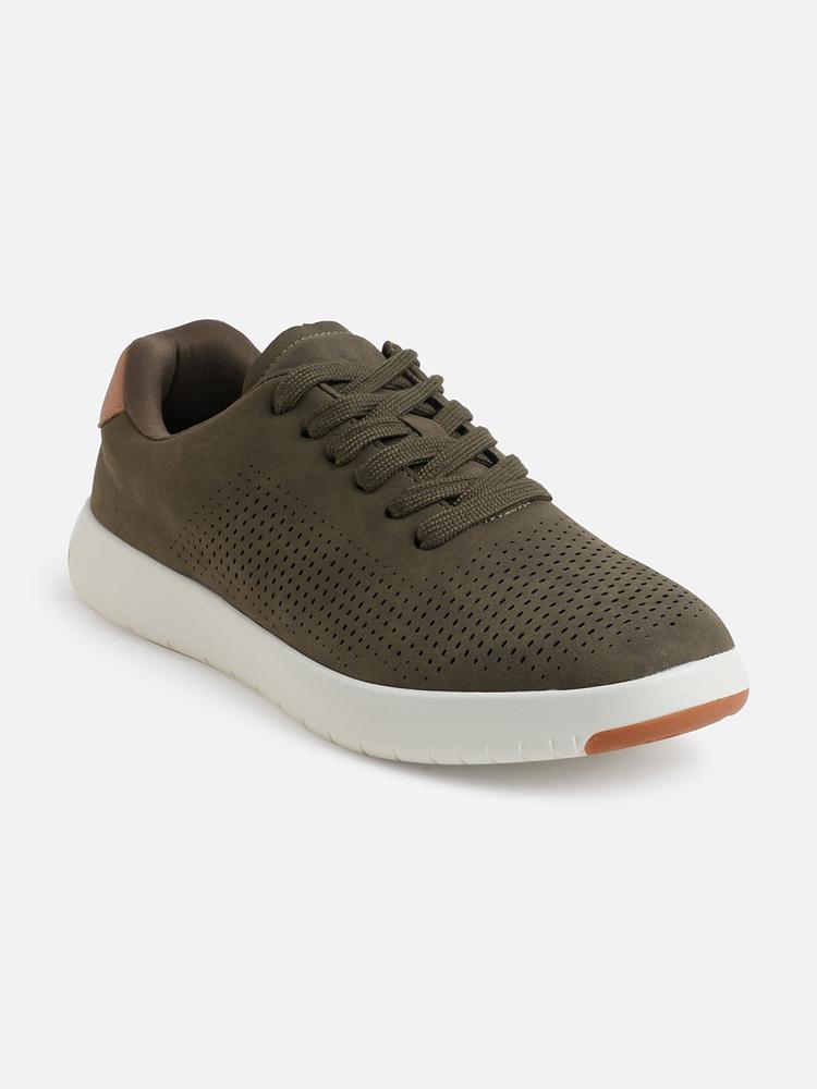 Call It Spring Men Khaki Sneakers With Lacer Cuts