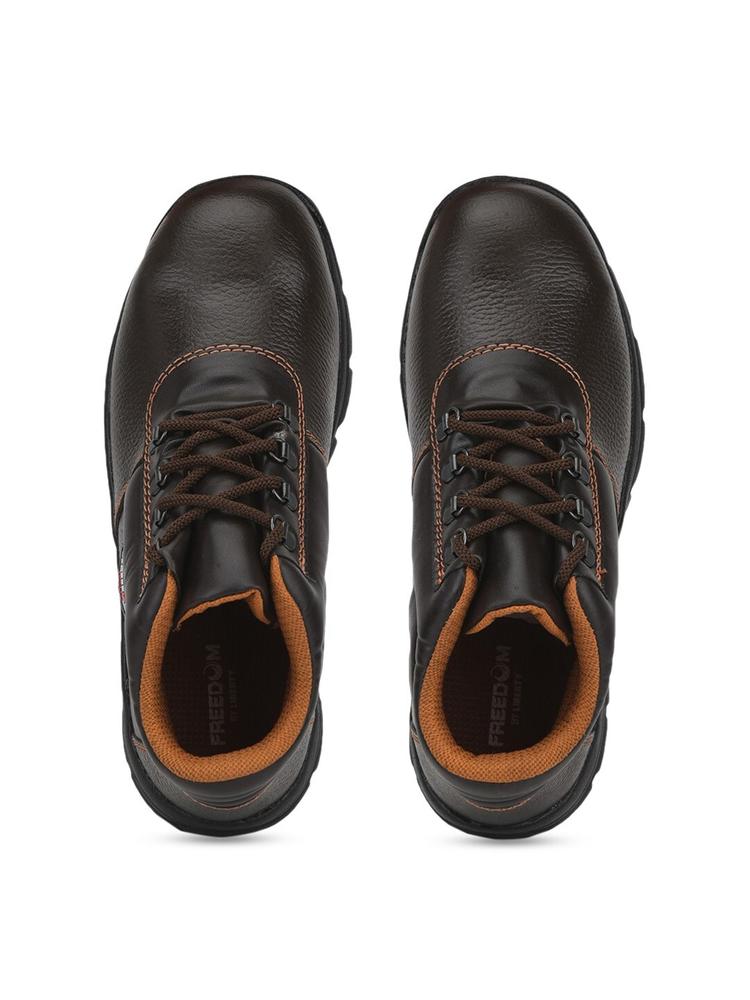 Liberty Men Brown Lace Up Sneakers