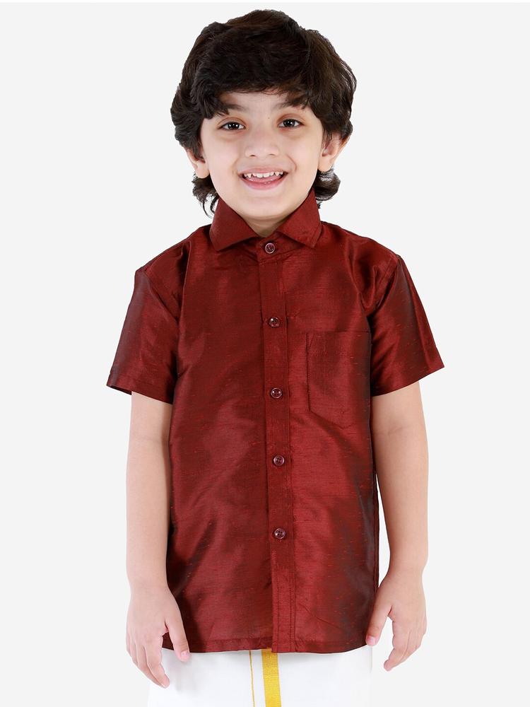 JBN Creation Boys Premium Silk Casual Shirt