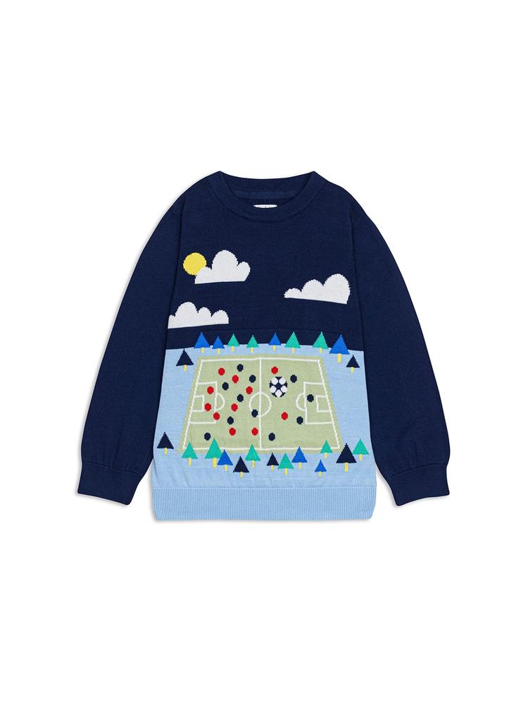 H By Hamleys Boys Cotton Printed Pullover