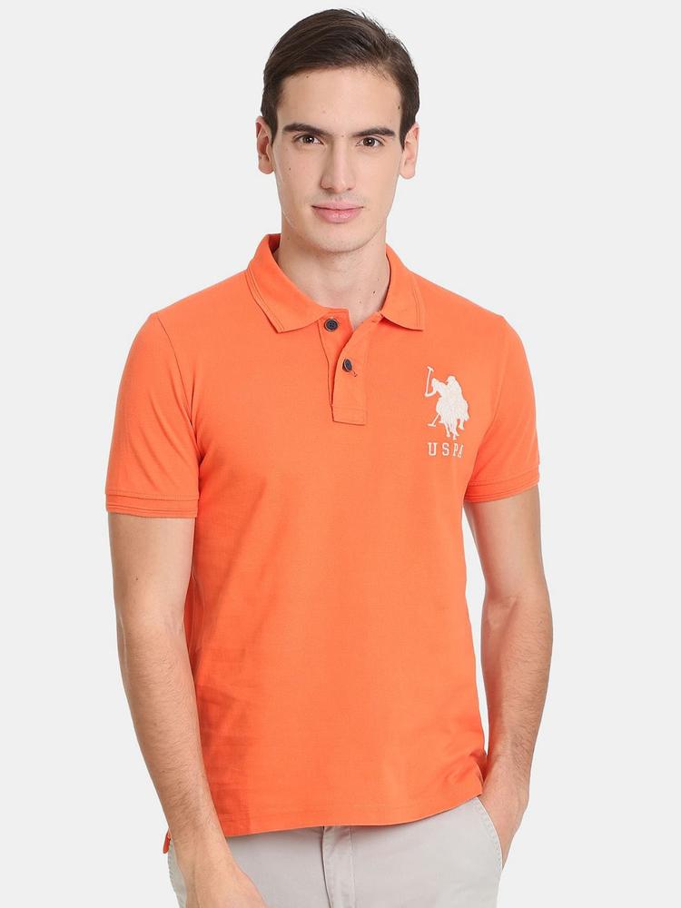 U.S. Polo Assn. Denim Co. Men Cotton Polo Collar T-shirt