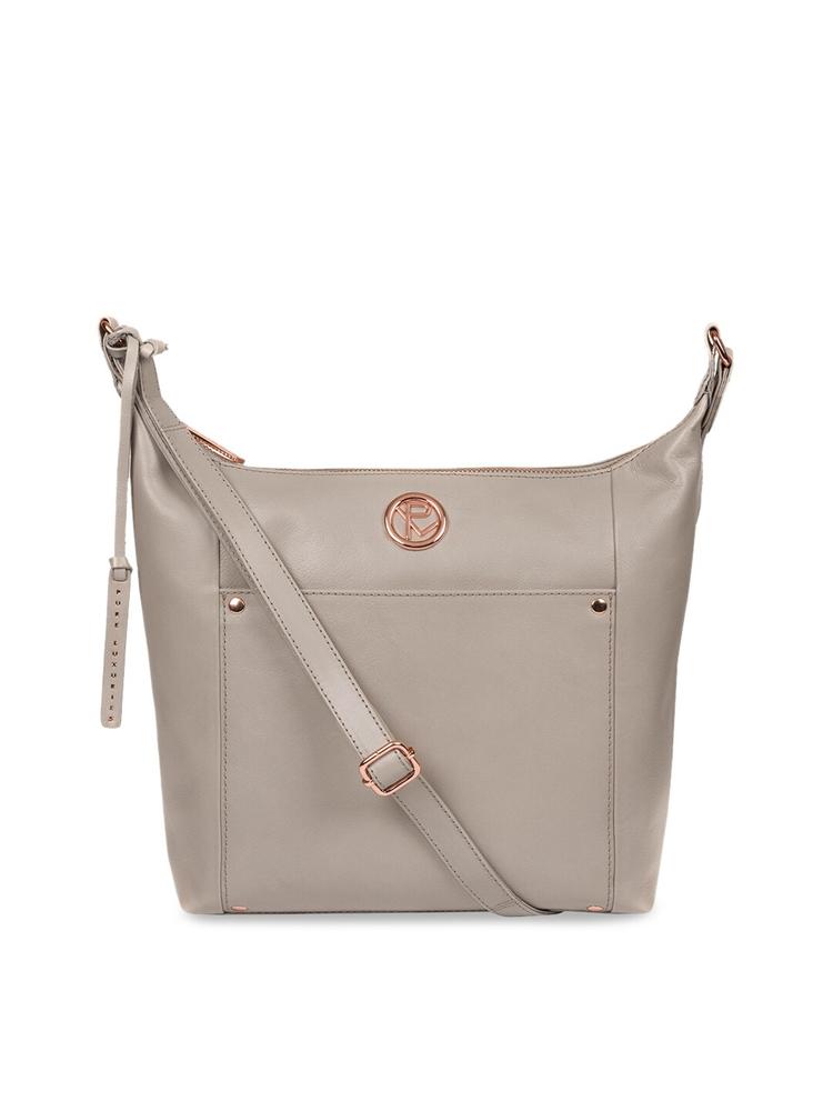 PURE LUXURIES LONDON Grey Solid Sling Bag