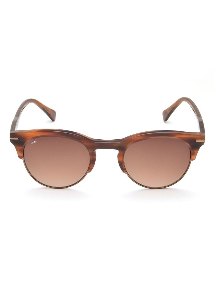 Brown Metal Sunglasses