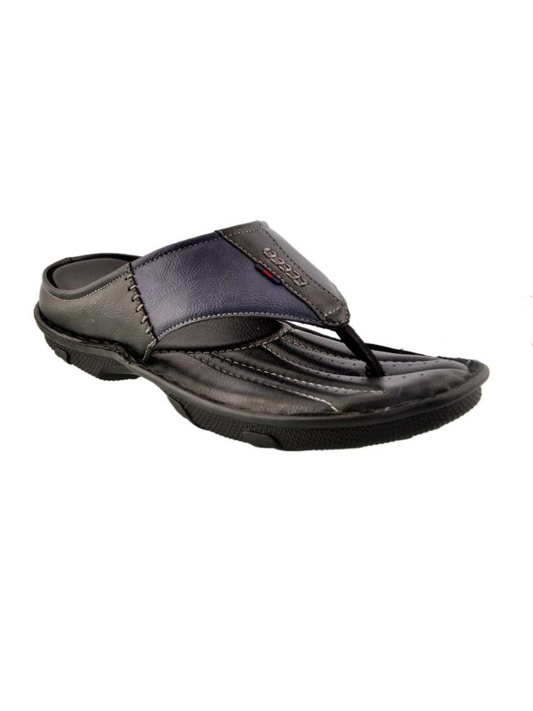 Castor Synthetic Leather Black Casual Chappal for Men