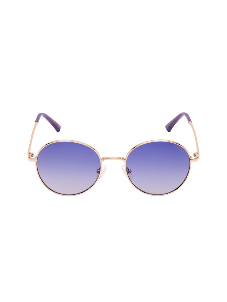 Blue - Gold Frame Sunglasses - Fst 22415