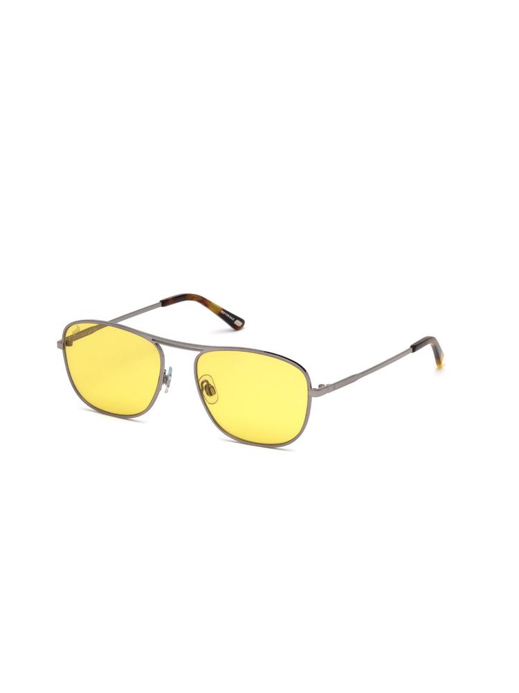 Yellow Metal Unisex Sunglasses WE0199 55 14J