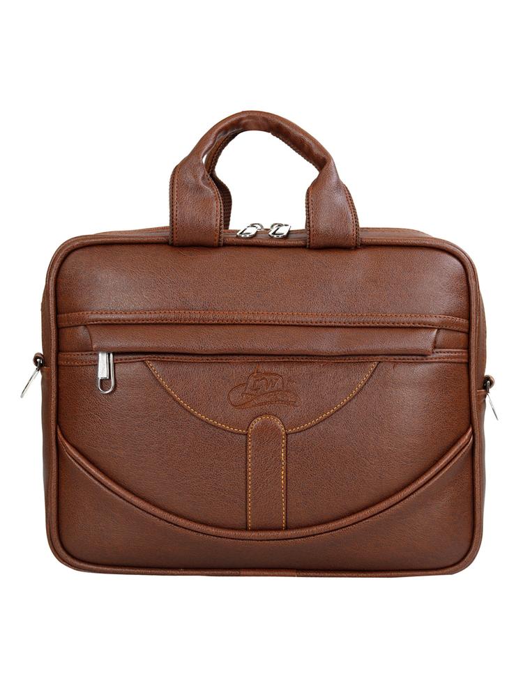 14 inch PU Small Laptop Office Bag for Men and Women