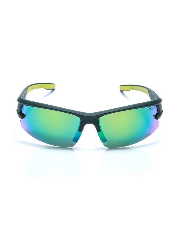 Smarty Unbreakable Collection Green Sports Sunglasses For Unisex