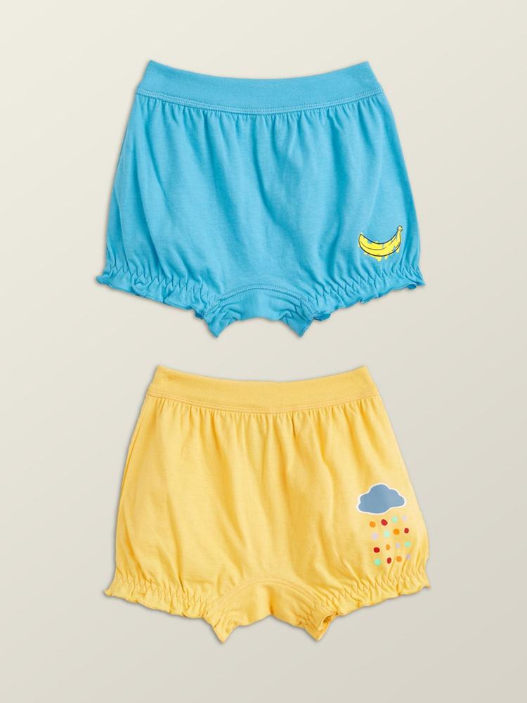 Scribbles Super Combed Cotton Bloomers (Set of 2)