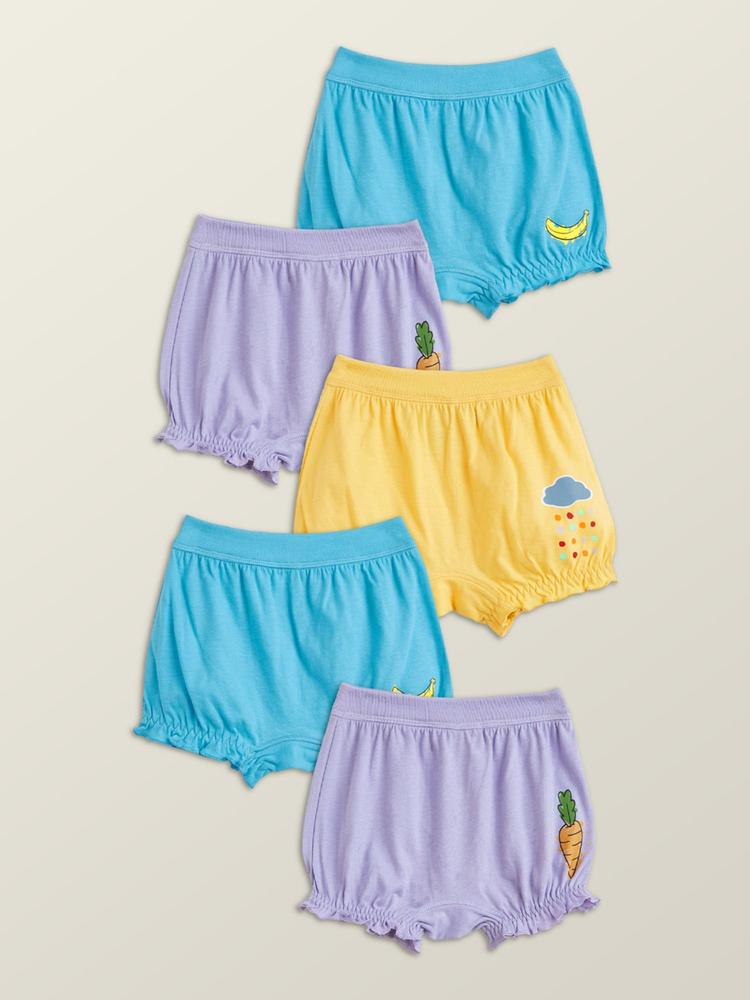 Scribbles Super Combed Cotton Bloomers (Set of 5)