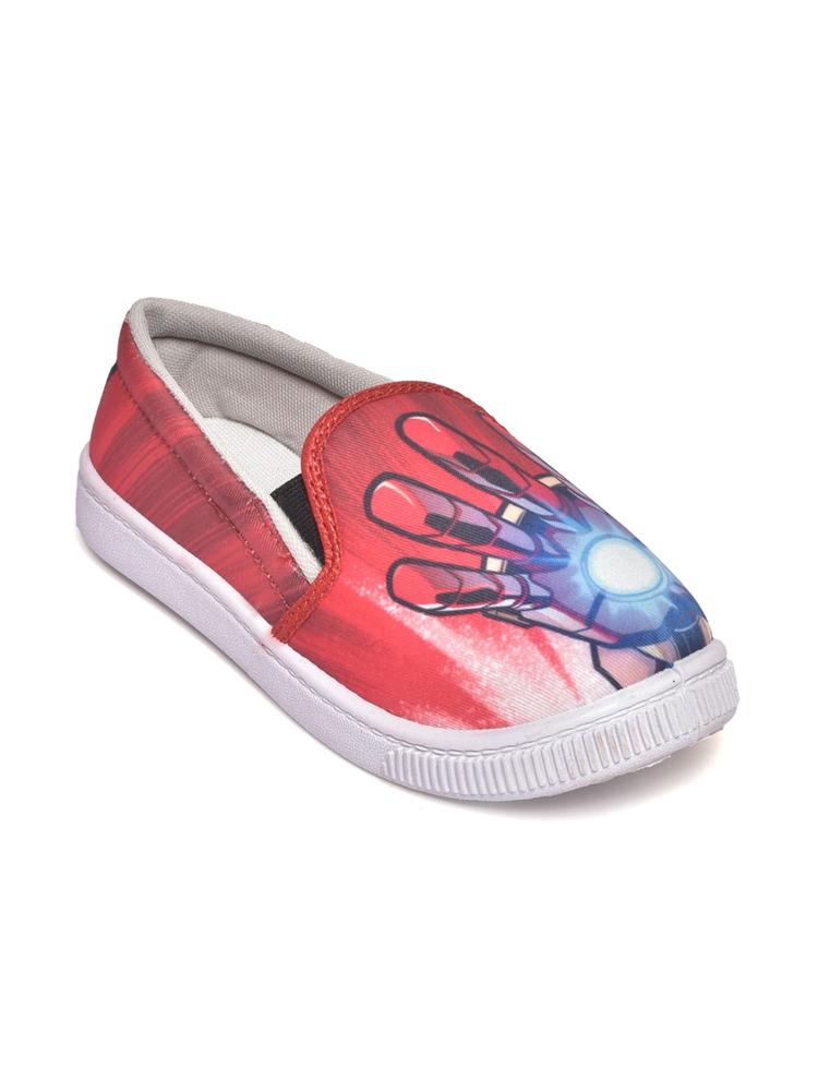 Marvel Avengers By Kids Boys Red Casual Shoes