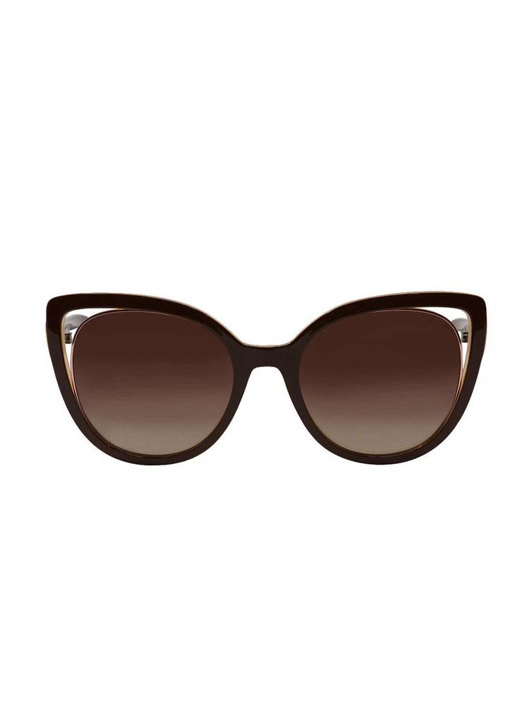 Brown UV Protected Polarized Cat Eye Sunglasses