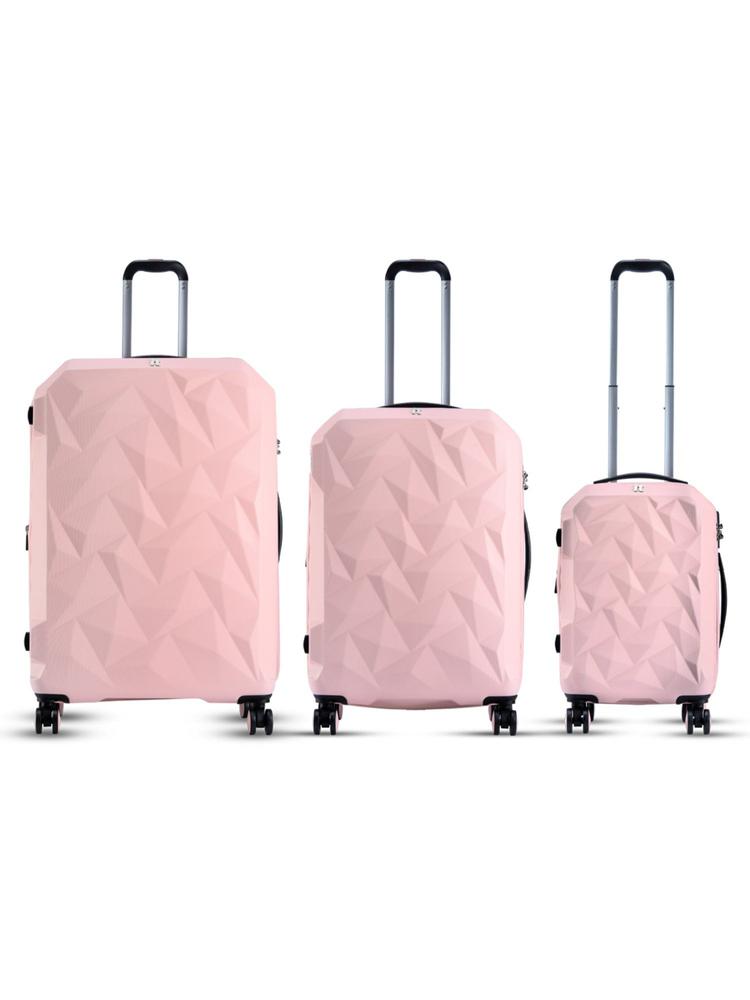 Ice Cap Pink Trolley Bag (Set of 3)