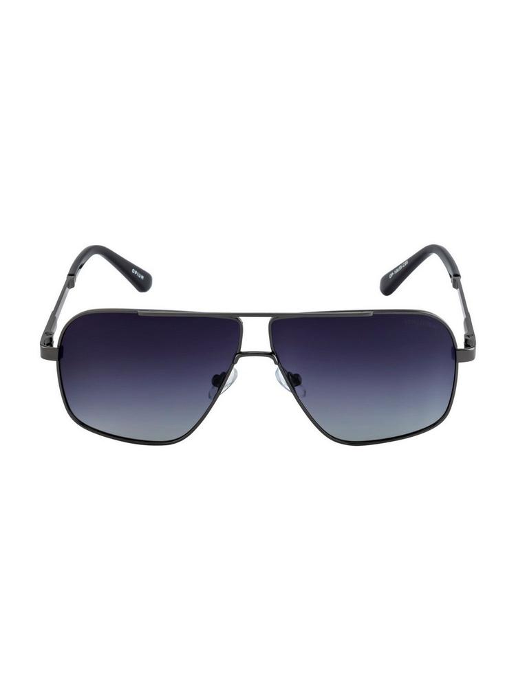 Men Purple Square Sunglasses with Polarised and UV Protected Lens - OP-10035-C05