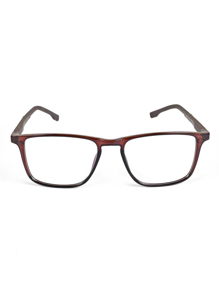 Shine Brown Square Polarized Clip On Sunglasses for Men & Women - 6031Mg4031 (53)
