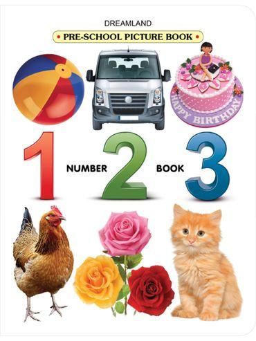 Number Book 1 2 3 Early Learning Children Book