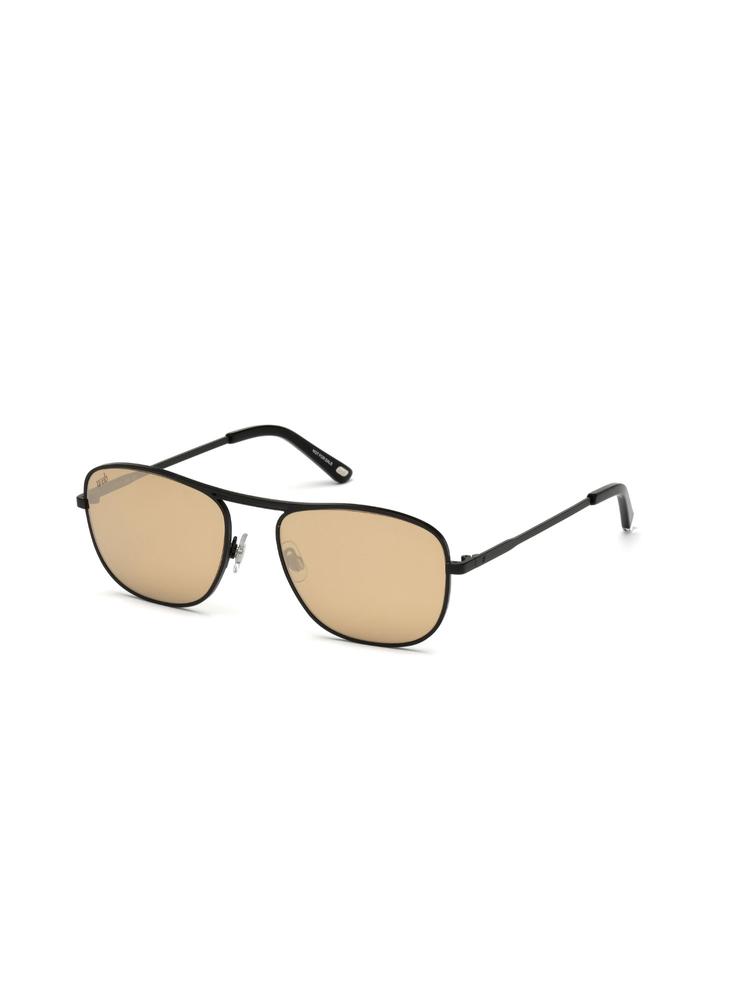 Brown Metal Unisex Sunglasses WE0199 55 02G