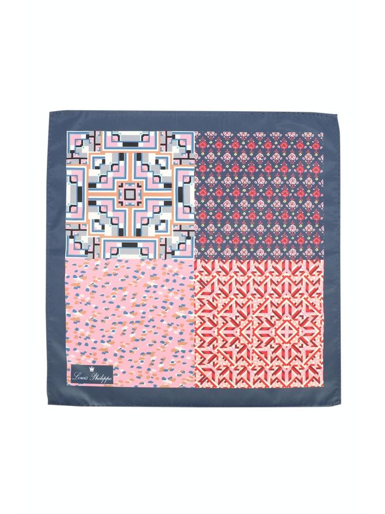 Men Multicolored Print Formal Pocket Square