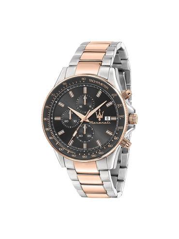 Sport Chronograph Date Small Seconds Analog Dial Colour Black Men Watch - R8873640014