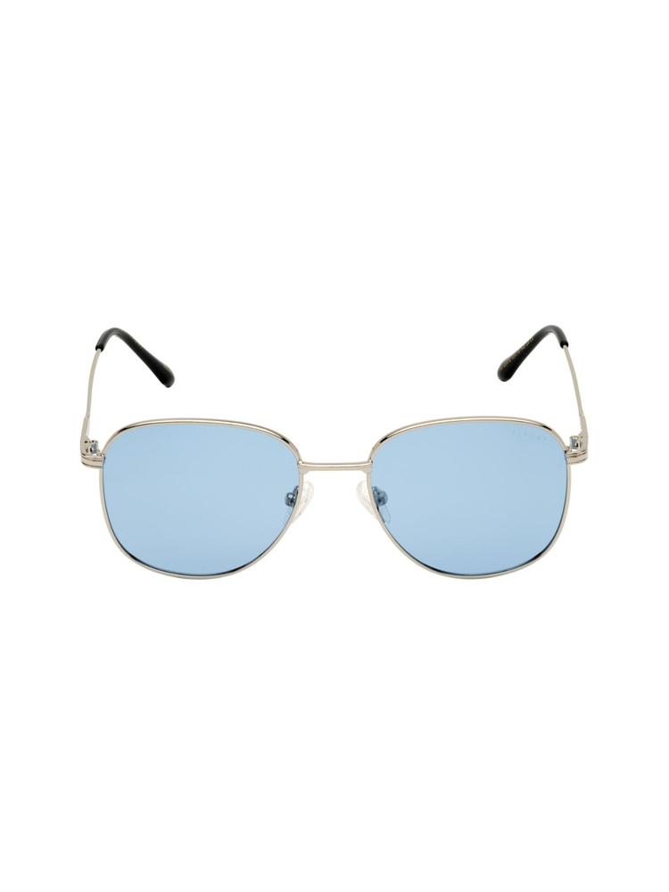 Blue - Silver Frame Sunglasses - Fst 22412