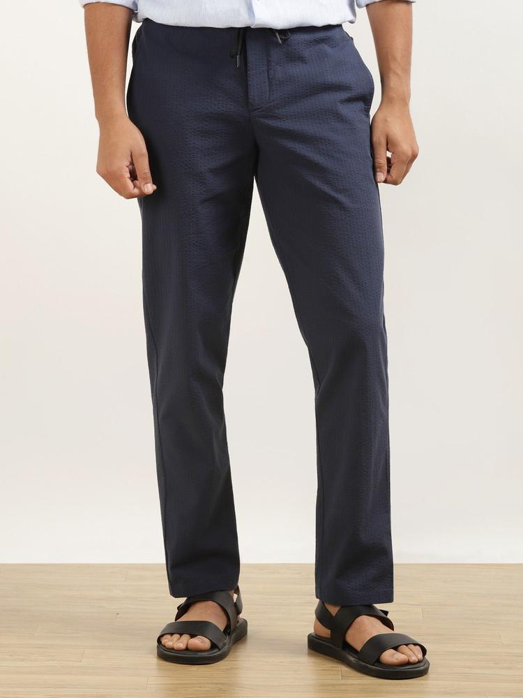 Navy Men's Casual Trouser