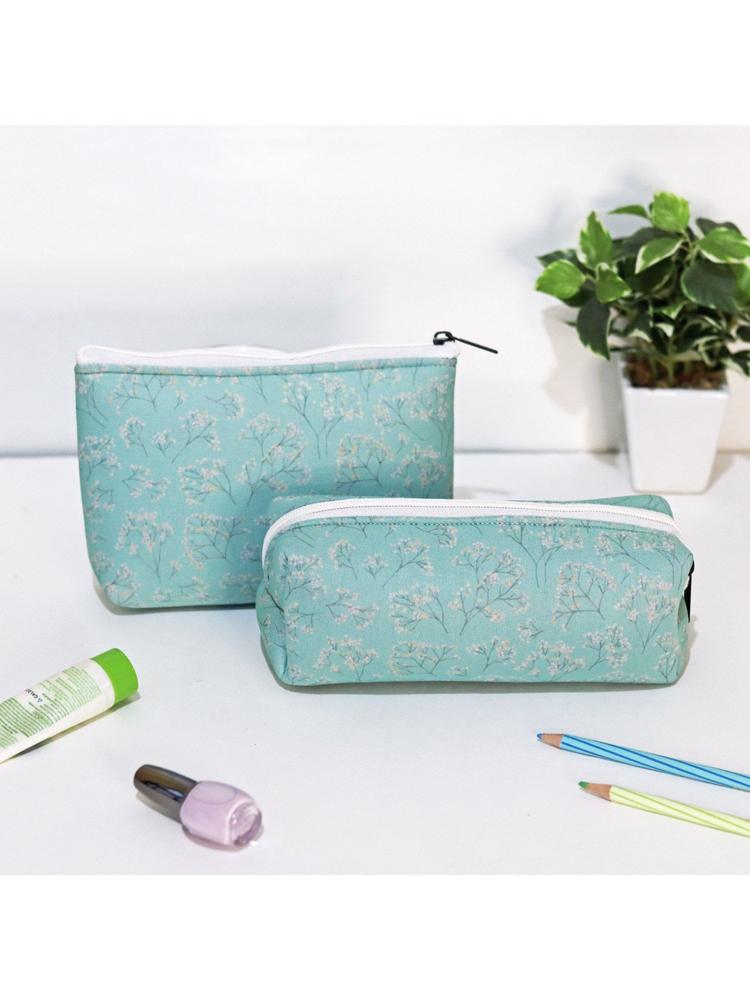 Baby Breaths Cosmetic Pouches-Set of 2