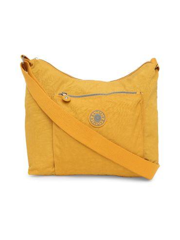 CRINKLE Range Yellow Color Soft Case Nylon Shoulder Bag