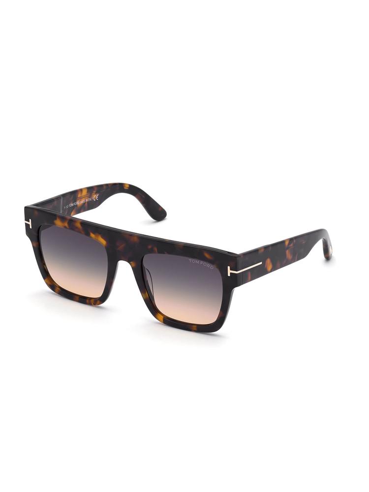 Brown Plastic Sunglasses FT0847 52 52B