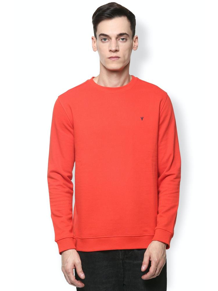 Mens Solid Red Sweatshirt