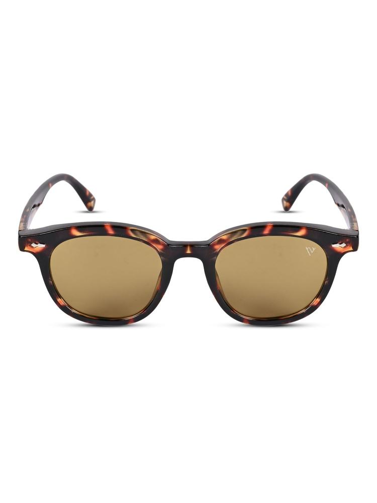 Brown Round Sunglasses for Men & Women - 36374Mg3906 (45)