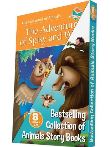 Amazing World of Animal Self Reading Story Books (Pack of 8)
