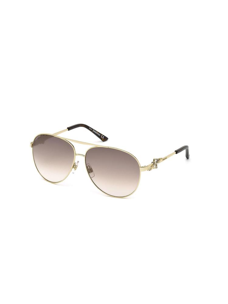 Oval Sunglasses with Brown Lens for Women