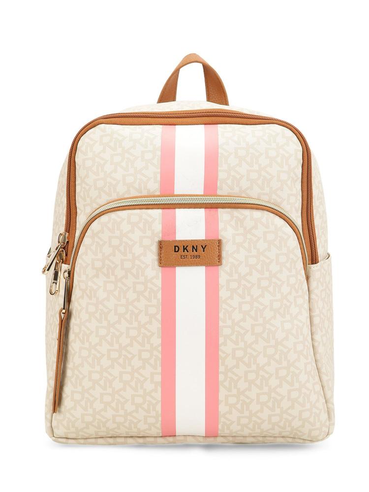 Signature Stripe Range Storm Grey Color Soft Case PVC Mini Backpack