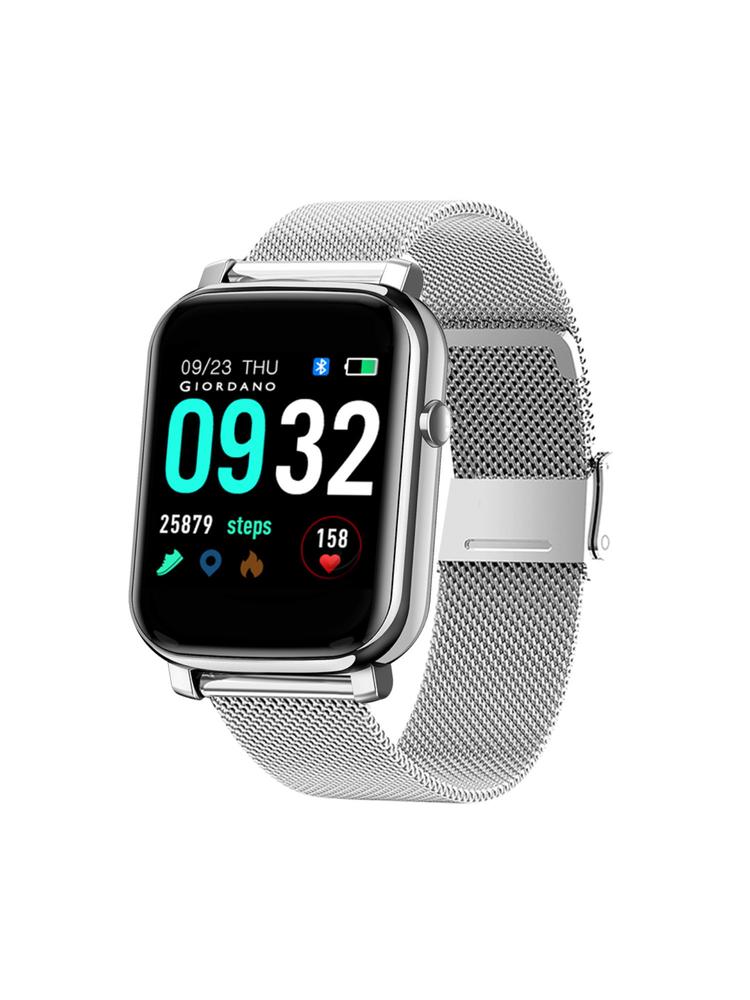 Silver Smart Watch 1.3 Display With Health Monitoring & IP68 Water Resistance - GT02-GR