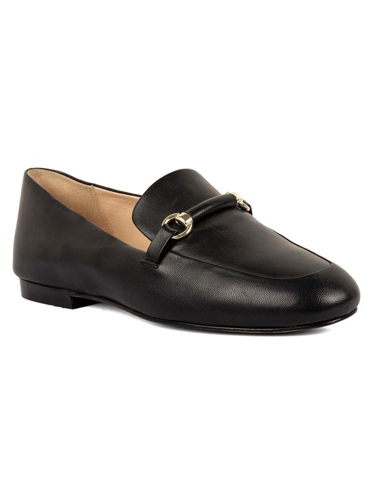 Solid Black Loafers