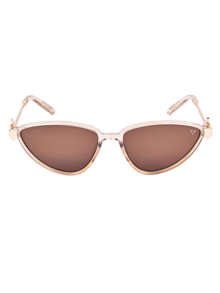 Brown Cateye Sunglasses for Women - Lh066Mg3985 (51)