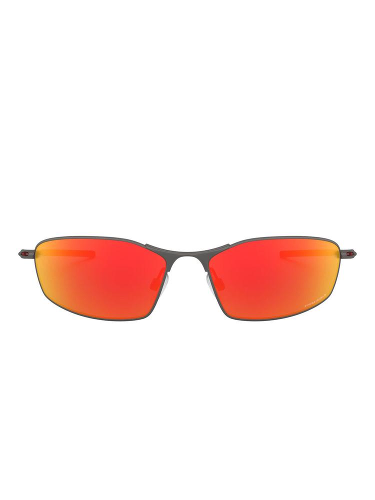UV Protected Oval Red Sunglasses - 0OO4141
