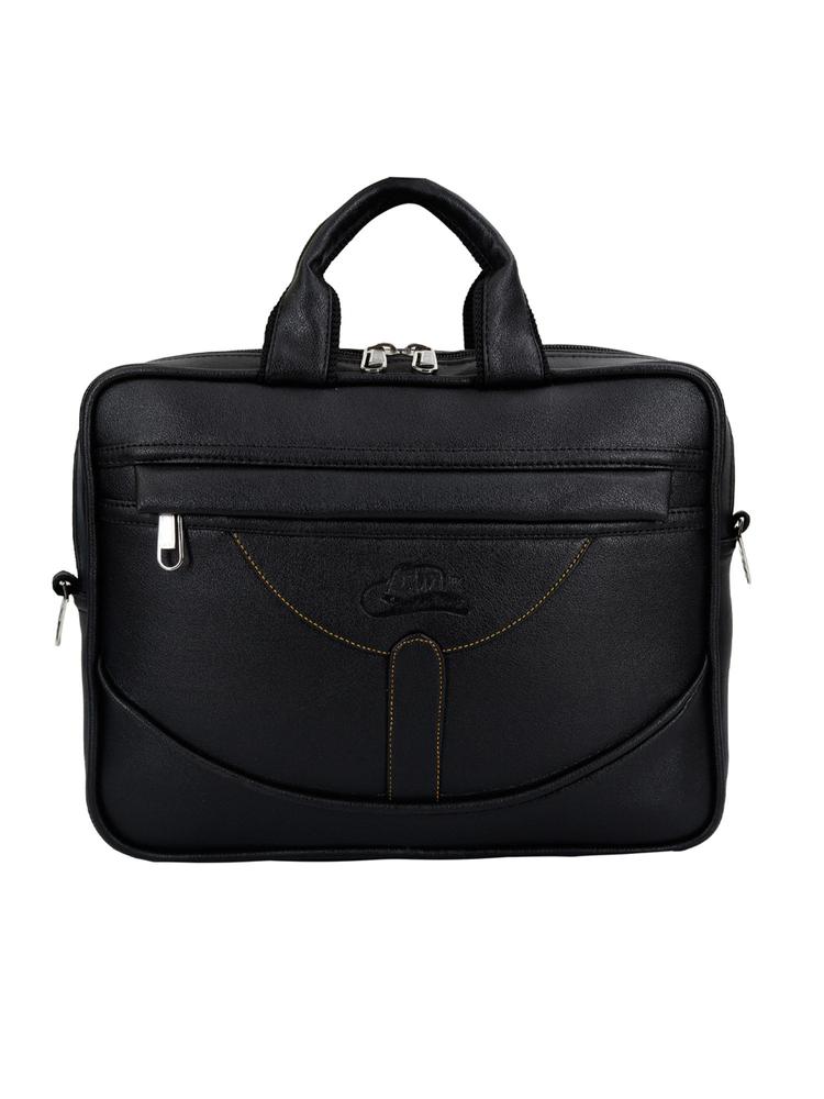 Expandable Pu Leather 15.6 inch Laptop Bags Business Office Bag