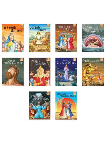 Set of 10 Bible Stories Picture Books for 3+ Year Old Children I
