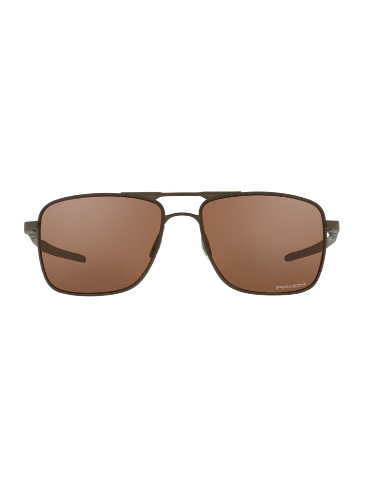 Pewter Sunglasses(0OO6038|Square |Silver Frame|Brown Lens |57 mm )