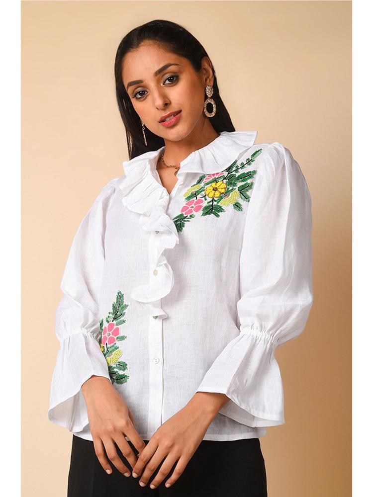 Dreamy Floral Linen Shirt
