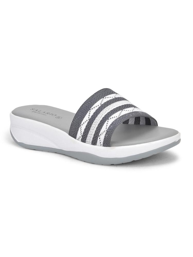 Woven Design Grey Sandals