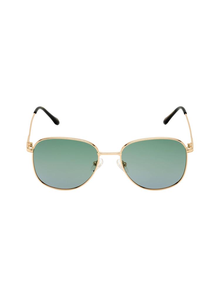Green - Gold Frame Sunglasses - Fst 22412