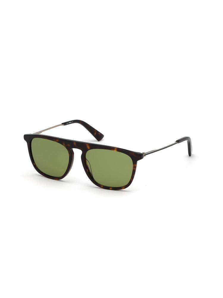 Rectangle Sunglasses with Green Lens for Unisex
