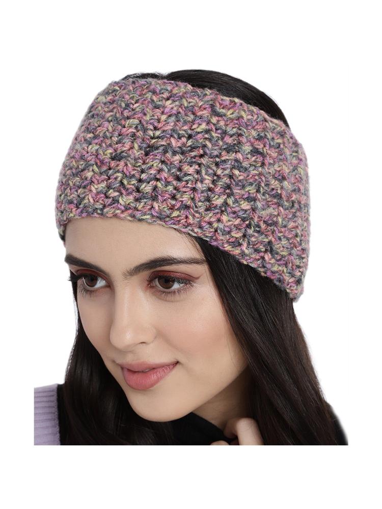 Multicoloured Handmade Crochet Headband