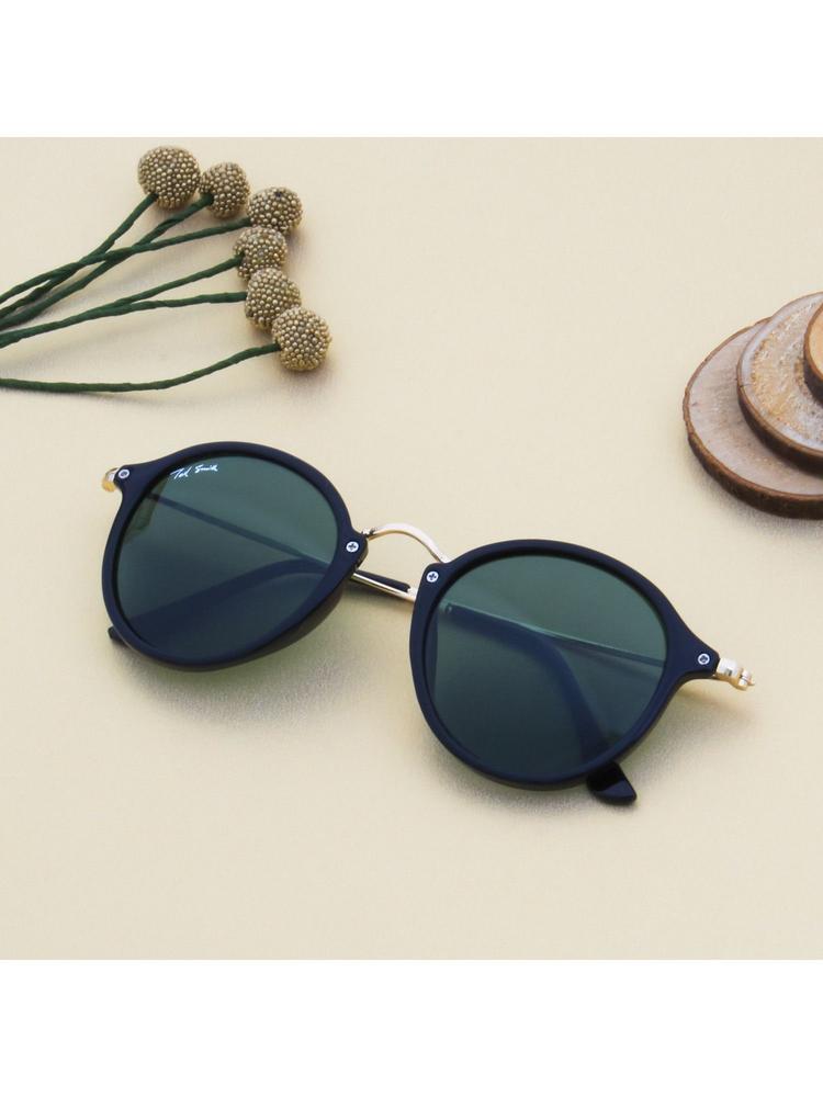 Full Rim UV Protection Round Sunglasses for Unisex Glass Lens (TS-MOON-X_C6)