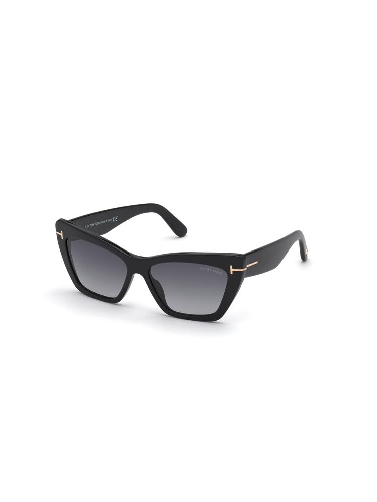 Tom Ford FT08715601B Cat Eye UV Protected Sunglasses for Women Grey (56)