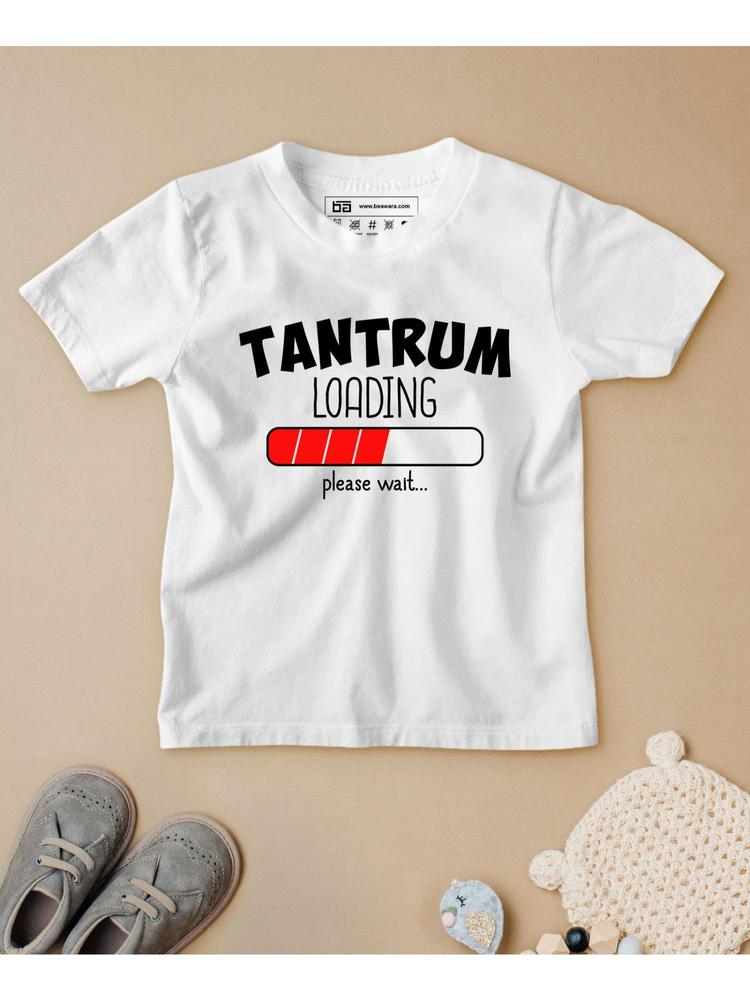 Tantrum Loading Half Sleeves Kids T-shirt
